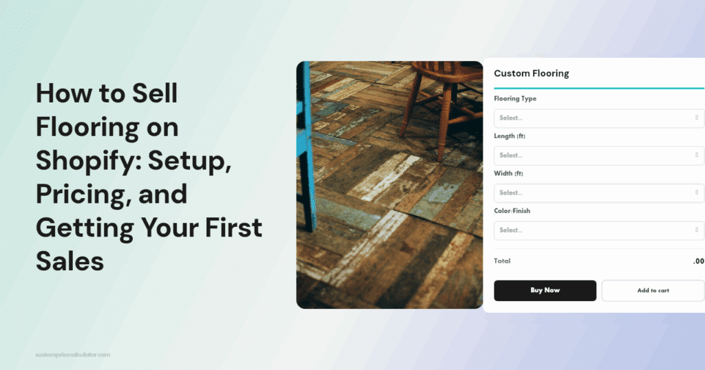 Shopify flooring store setup guide - wood floor planks close up