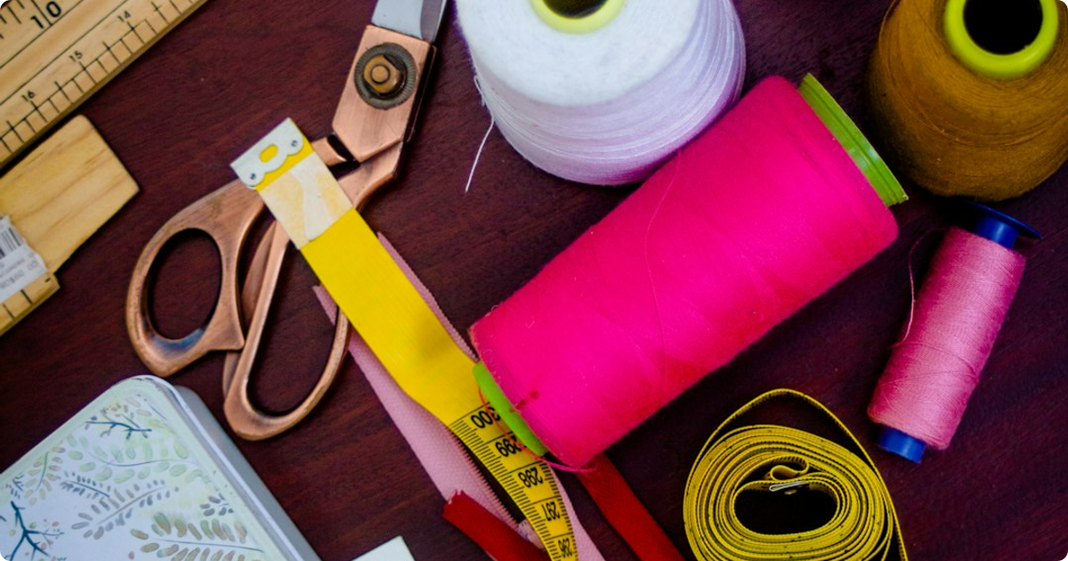 tailor measuring fabric