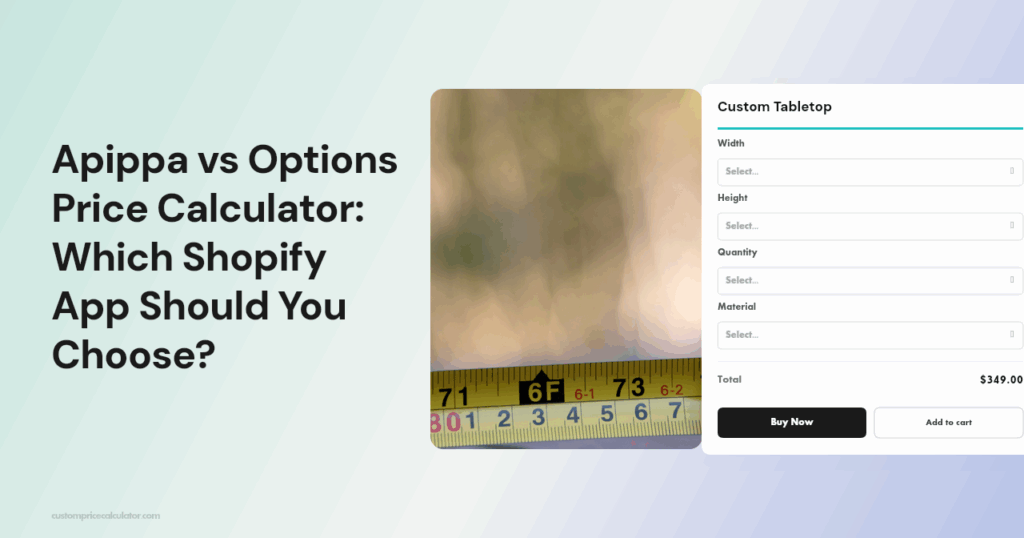apippa vs options price calculator shopify